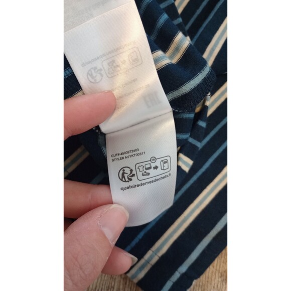 NWT Men's RVCA Uptown Stripe Polo SS Shirt, Size Small - Picture 11 of 12